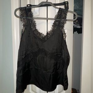 Satin and Lace Tanktop